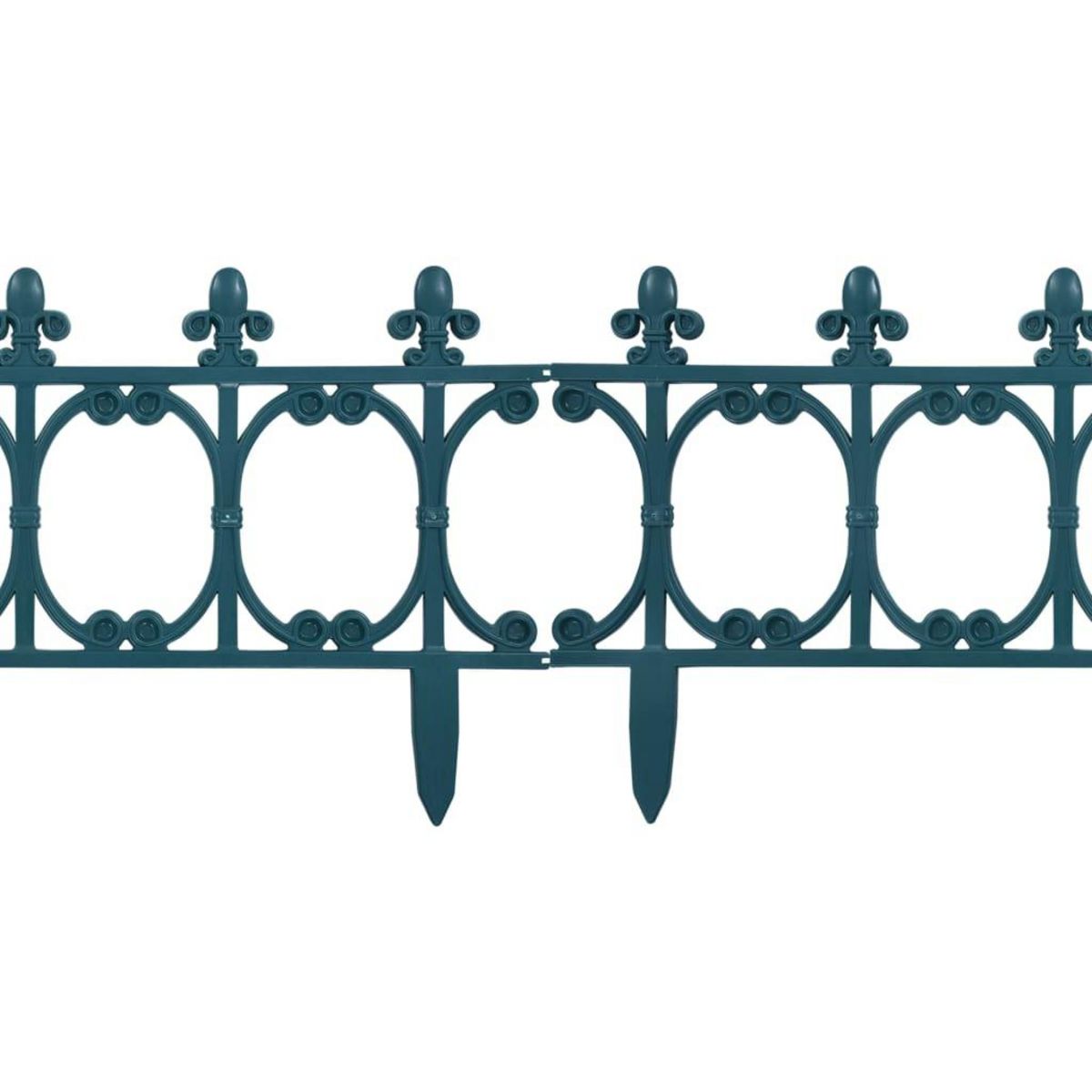 VIDAXL Bordures de jardin 16 pcs Vert 10 m PP