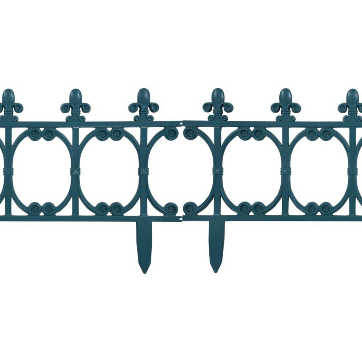 VIDAXL Bordures de jardin 16 pcs Vert 10 m PP