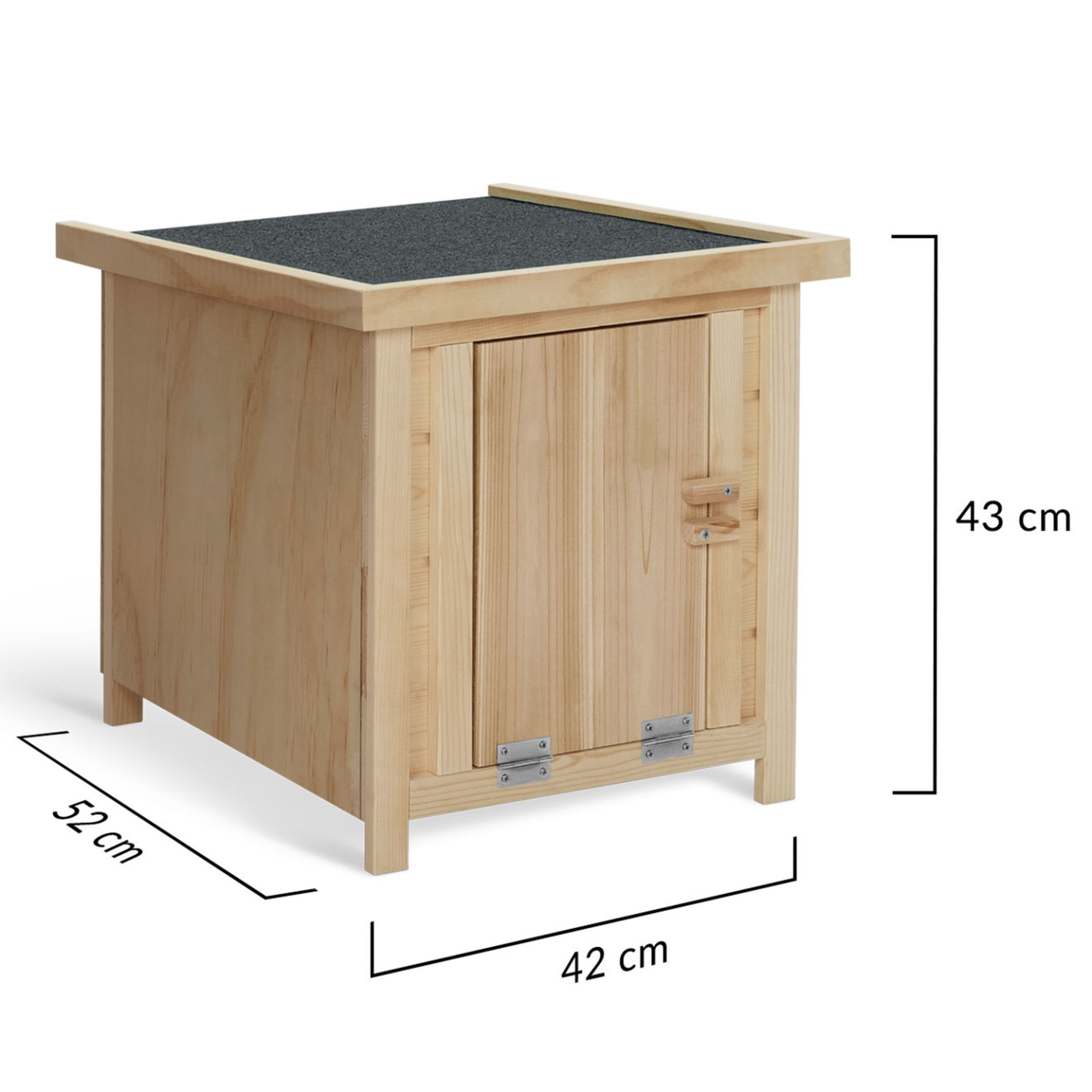 Voir la diapositive 5 : ID MARKET Lot de 3 clapiers en bois pondoirs pour poules nichoirs avec fond