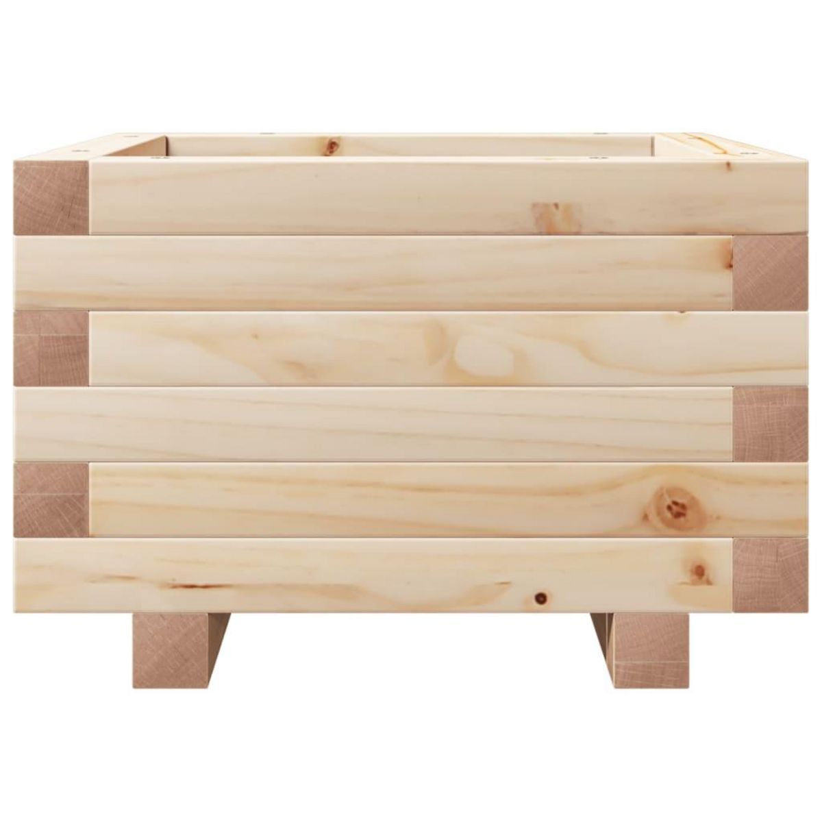 VIDAXL Jardiniere 40x40x26,5 cm bois de pin massif