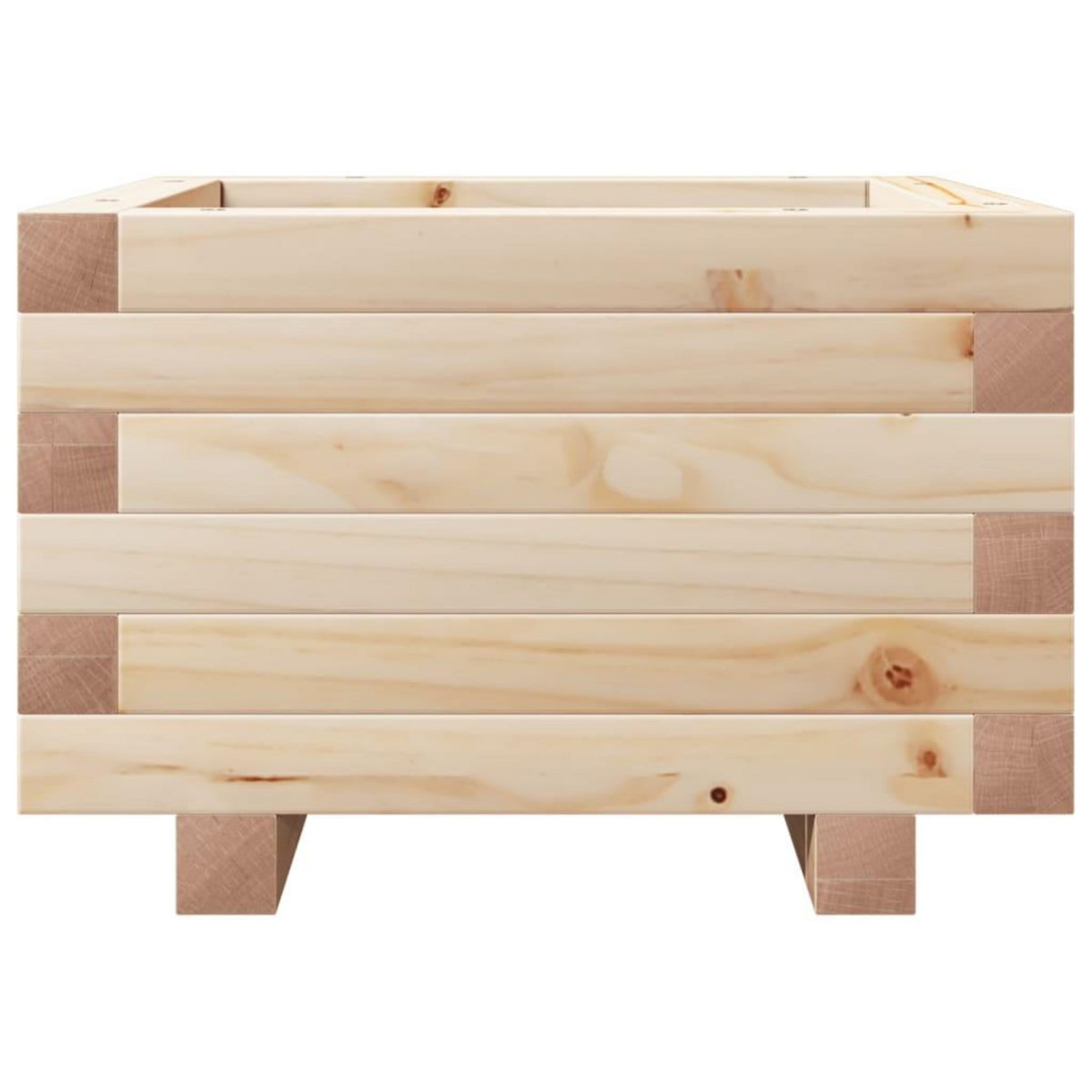 VIDAXL Jardiniere 40x40x26,5 cm bois de pin massif