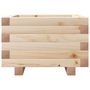 Voir la diapositive 5 : VIDAXL Jardiniere 40x40x26,5 cm bois de pin massif