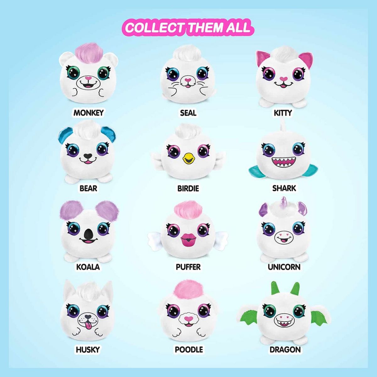 CANAL TOYS Mini peluche surprise Airbrush Plush