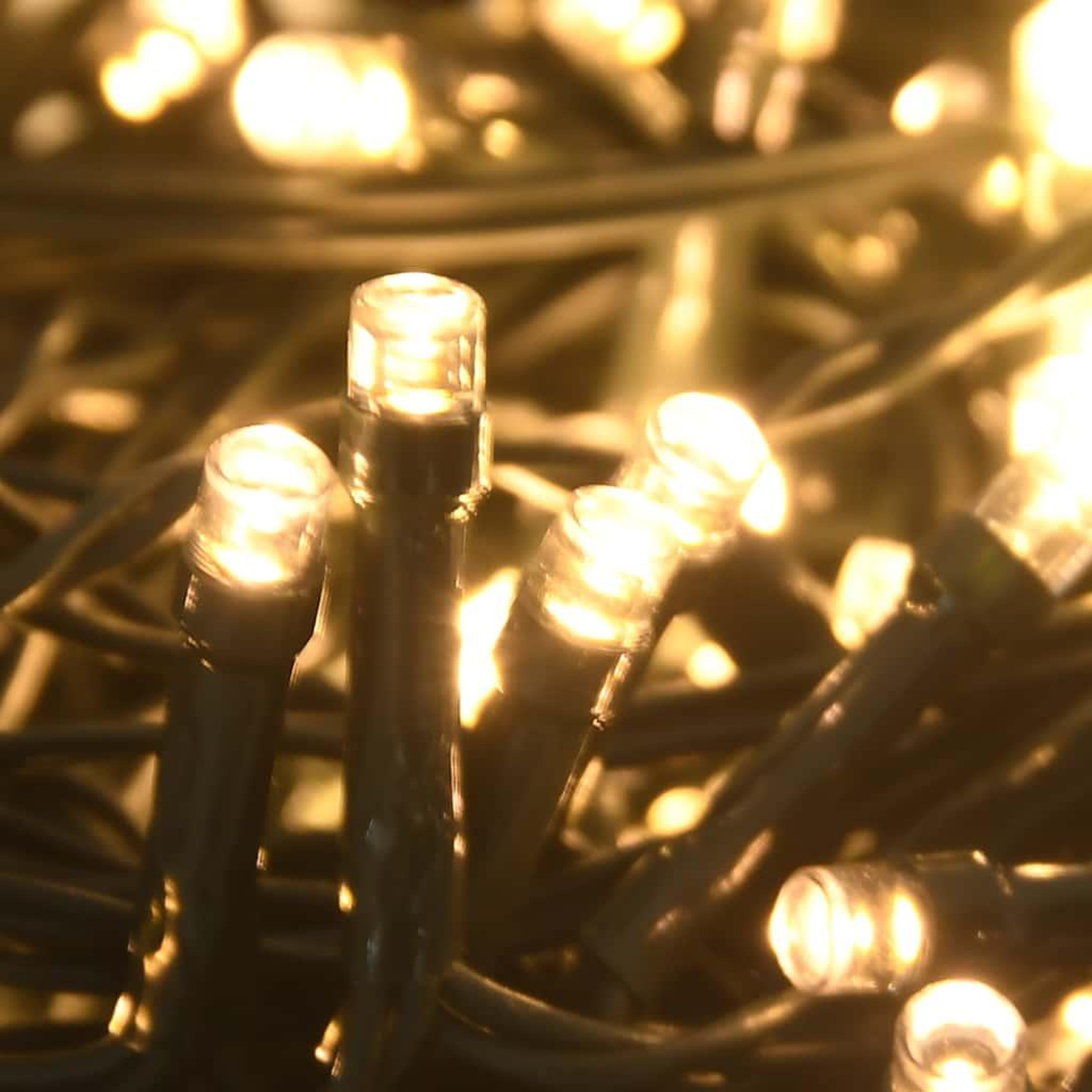 Voir la diapositive 3 : VIDAXL Set de boules de noël avec pic et 300 led 120pcs dore et bronze
