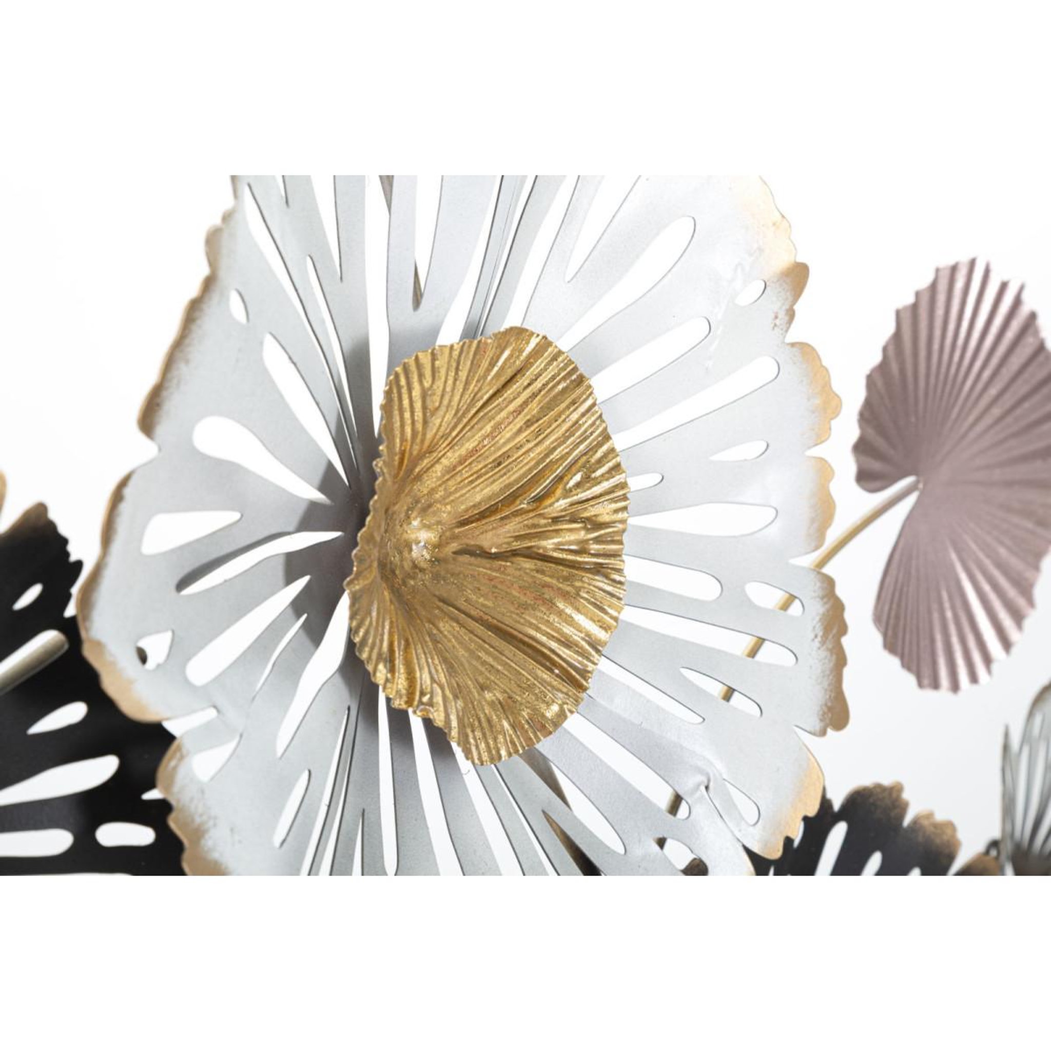 Voir la diapositive 3 : Paris Prix Décoration murale en métal  pinky  106cm multicolore