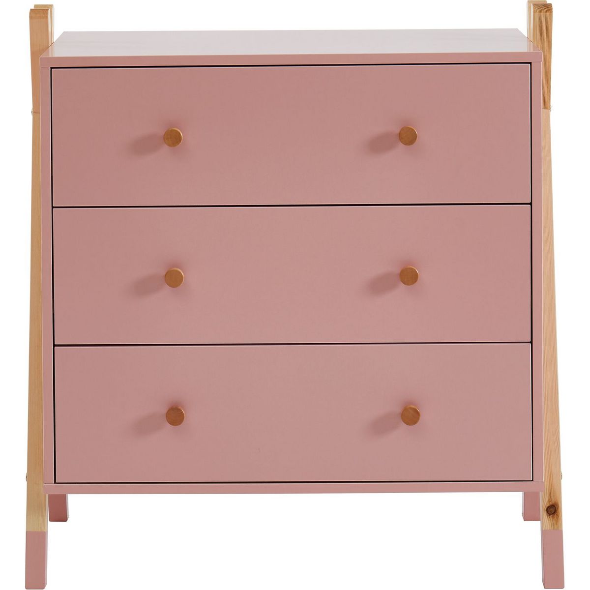 Commode enfant TIPI 3 tiroirs  L81cm AUGUSTIN