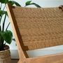Voir la diapositive 3 : Rendez vous déco Fauteuil en bois de teck et tressage chevron en rotin-Kilka