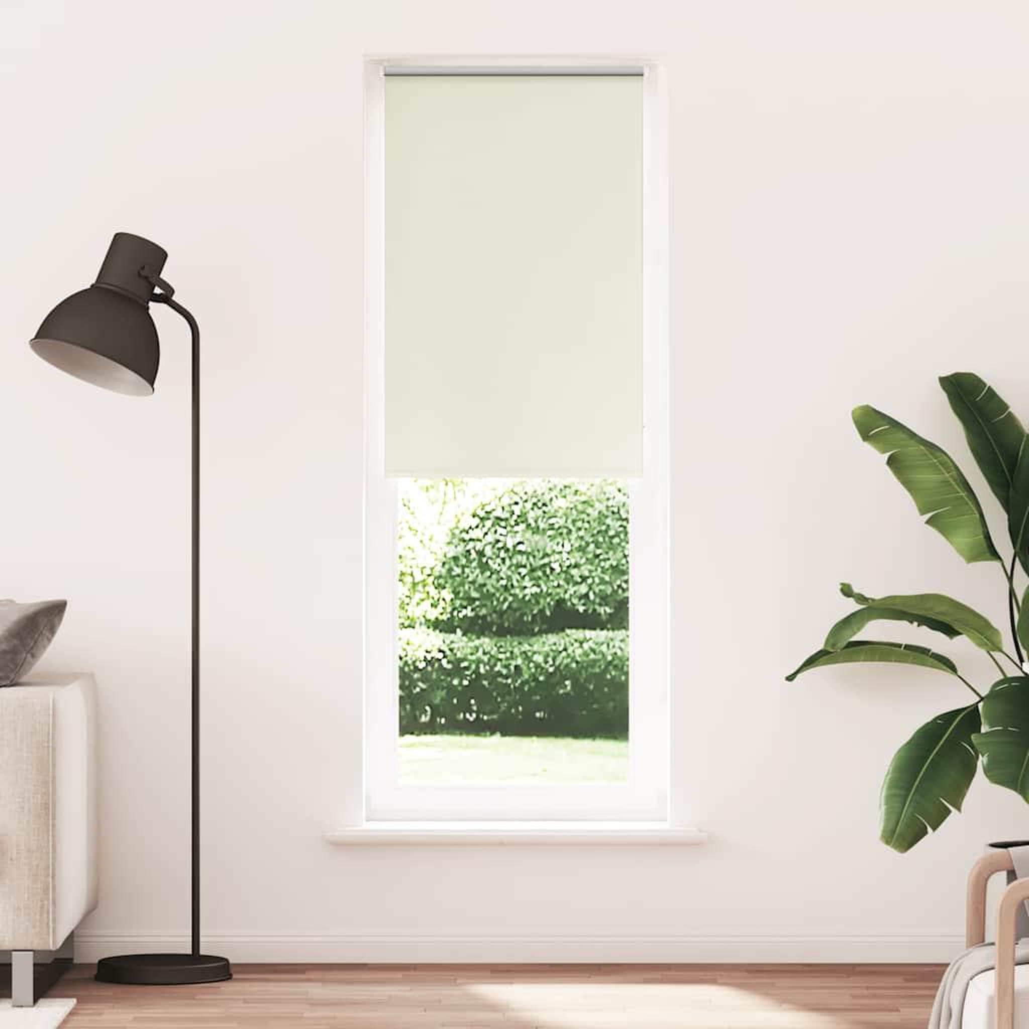 Voir la diapositive 2 : VIDAXL Store enrouleur occultant blanc casse 65x230cm largeur du tissu