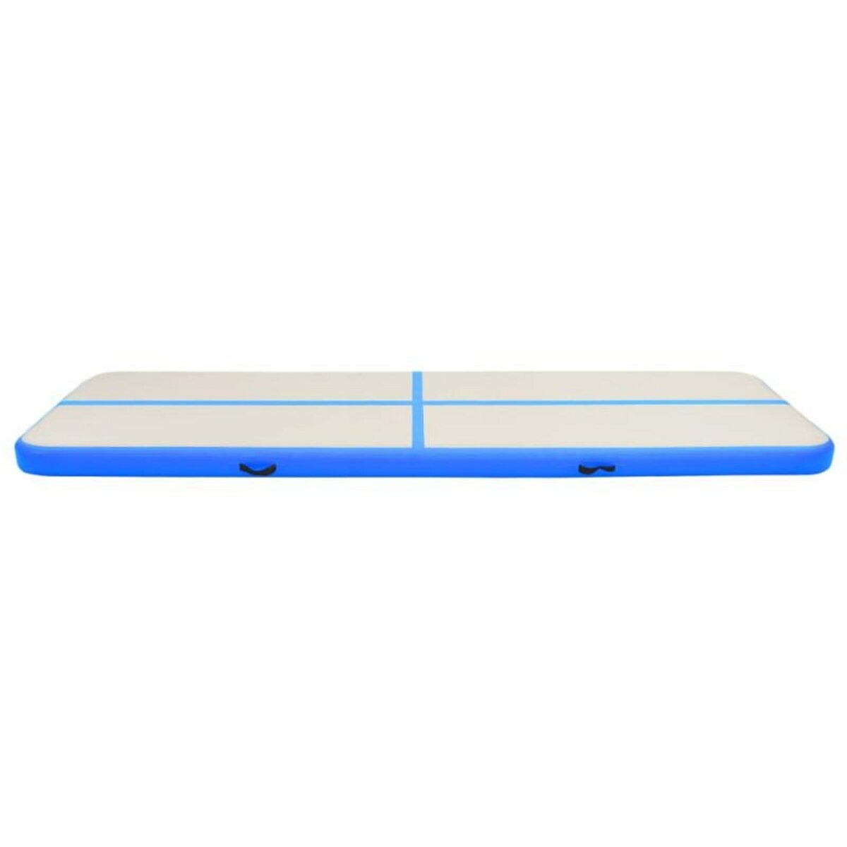 VIDAXL Tapis gonflable de gymnastique avec pompe 600x100x15cm PVC Bleu