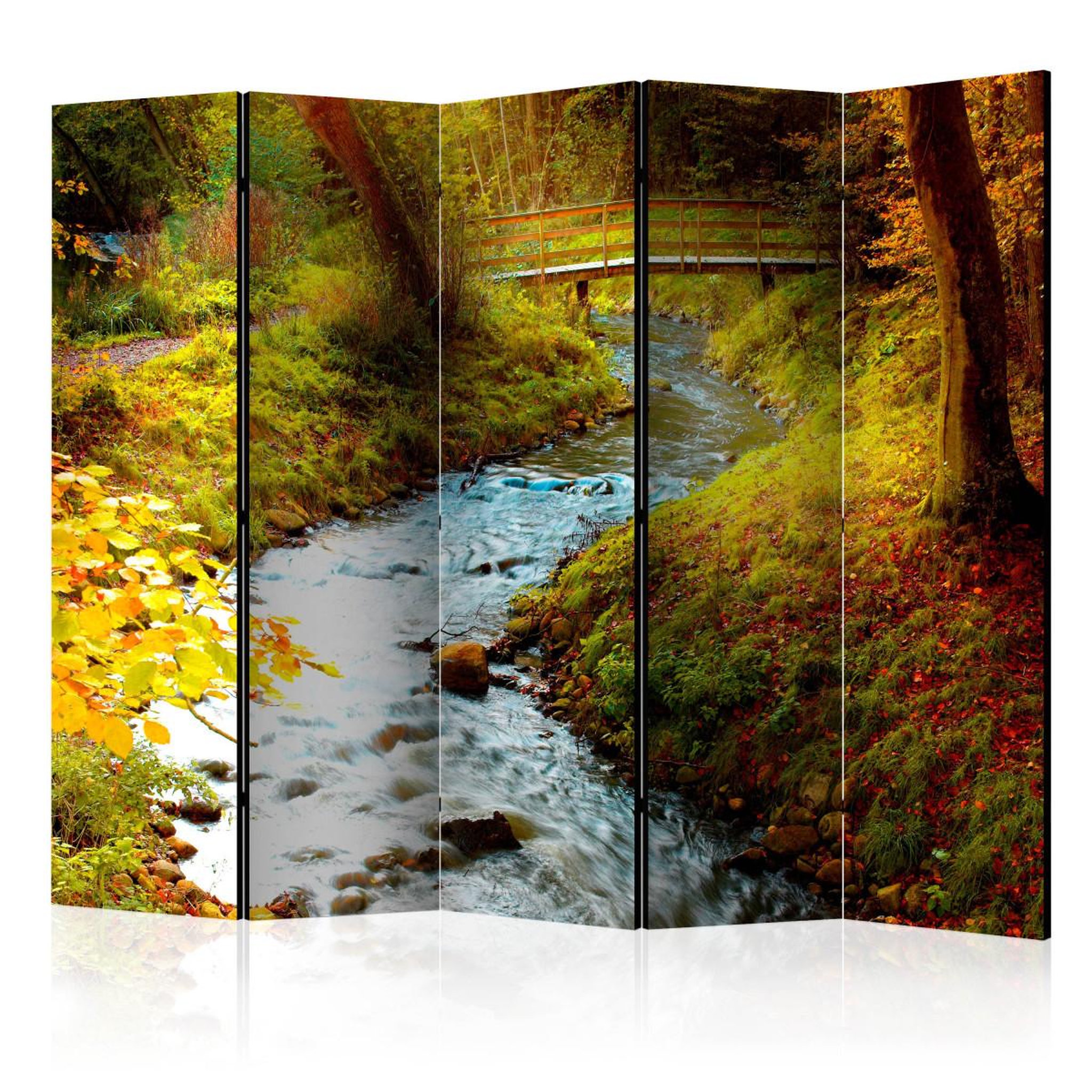 Paris Prix Paravent 5 volets  brook sunrise  172x225cm