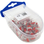 BLM Boîte de 100 bornes transparentes avec 2 entrées