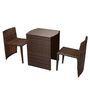 Voir la diapositive 3 : VIDAXL Ensemble de bistro 3 pcs avec coussins Resine tressee Marron