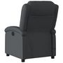 Voir la diapositive 5 : VIDAXL Fauteuil de massage inclinable electrique noir cuir veritable