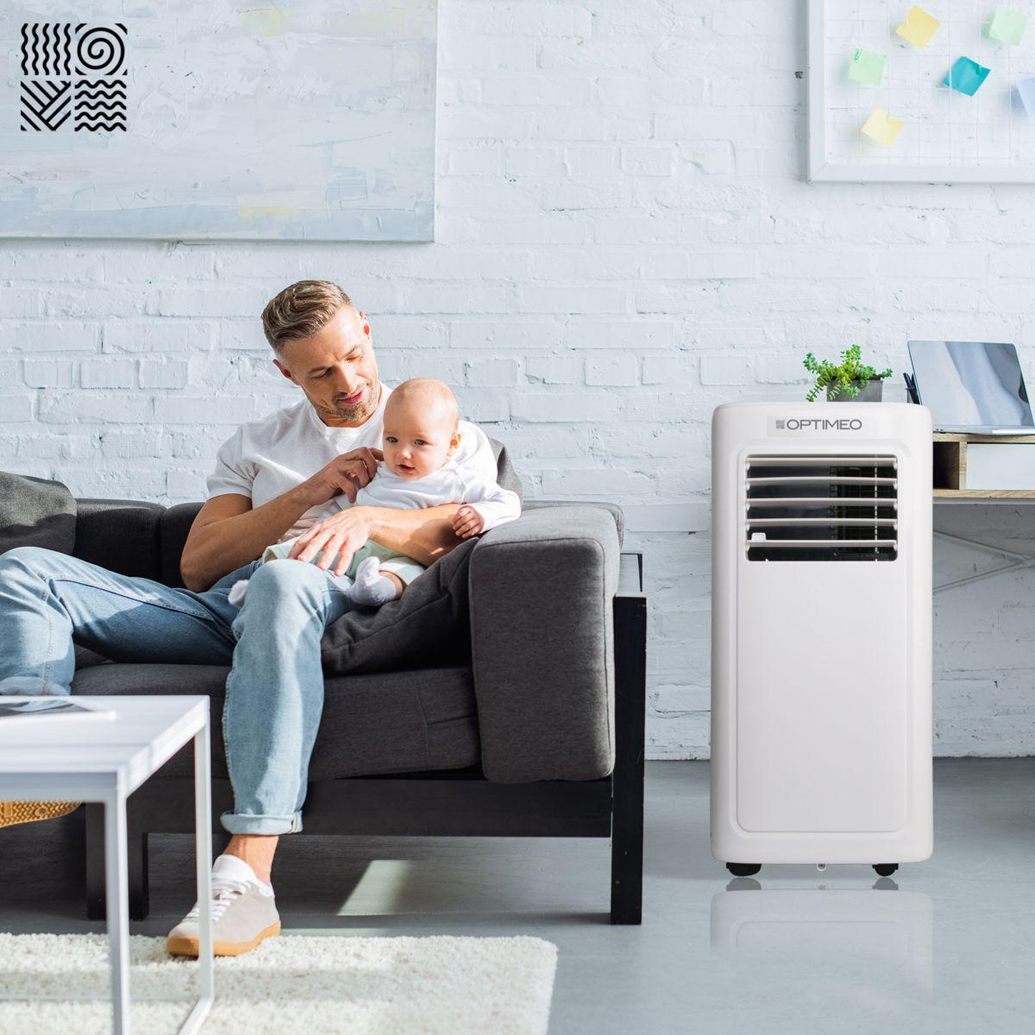Voir la diapositive 4 : OPTIMEO Climatiseur OPC-A01-070