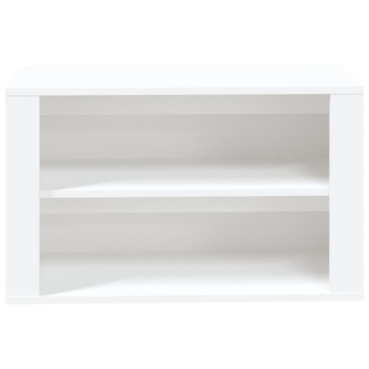 VIDAXL Etagere a chaussures Blanc 75x35x45 cm Bois d'ingenierie