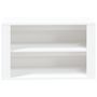 Voir la diapositive 5 : VIDAXL Etagere a chaussures Blanc 75x35x45 cm Bois d'ingenierie
