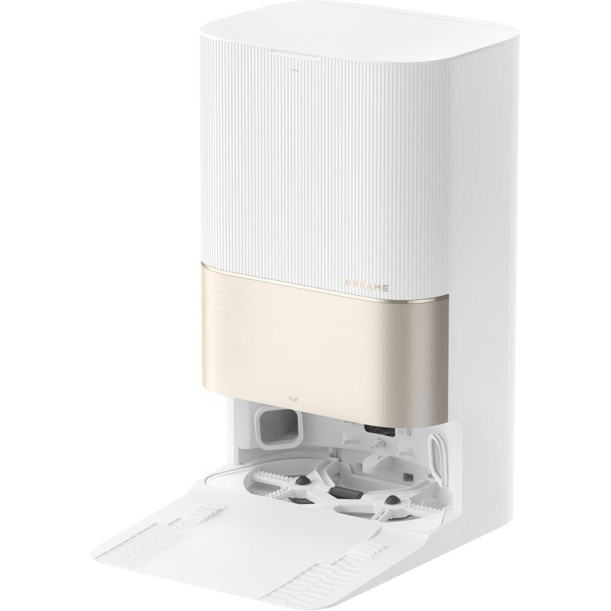 Voir la diapositive 4 : DREAME Robot Aspirateur Laveur X40 Ultra Complete blanc