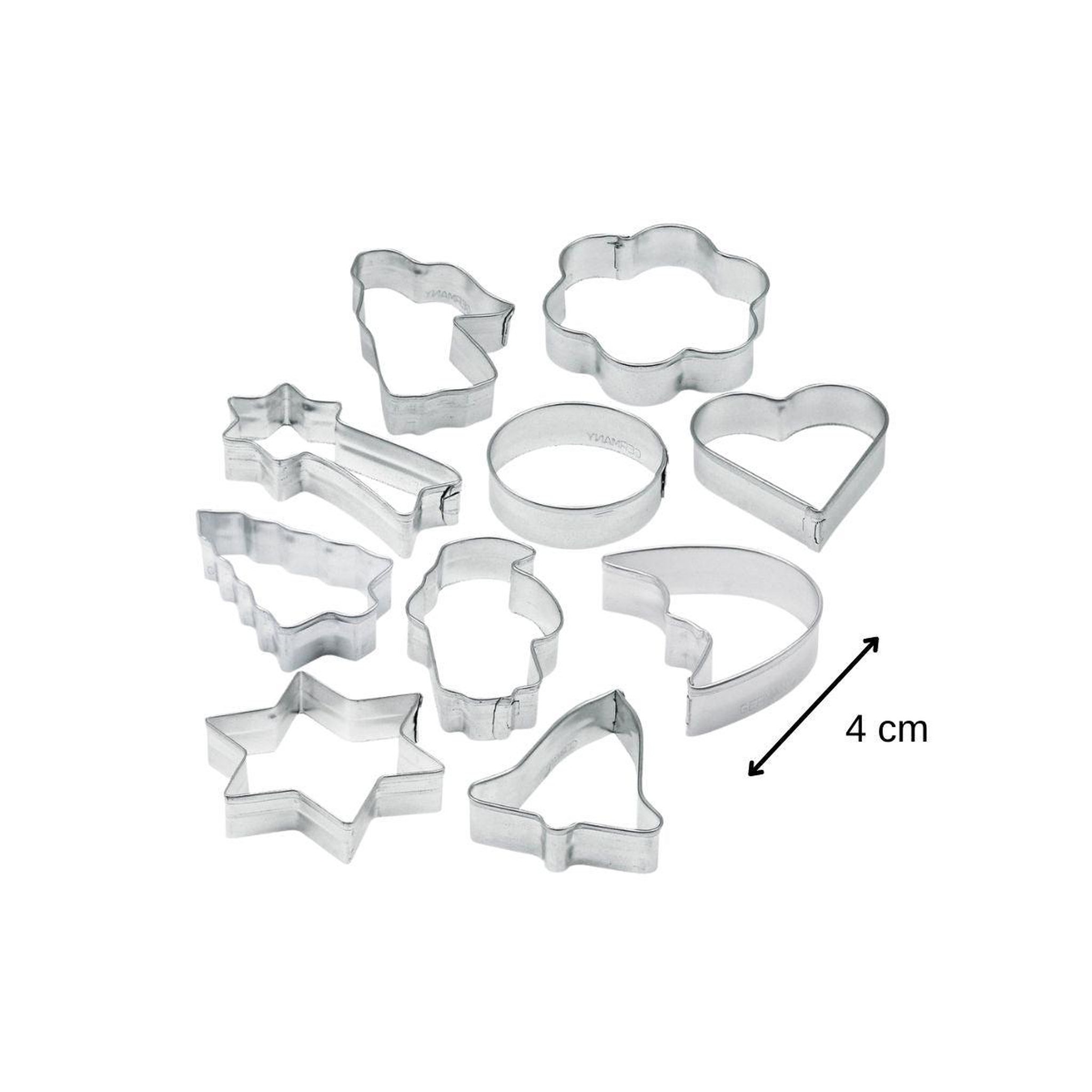 Voir la diapositive 3 : ZENKER Lot de 10 emporte-pièces de noël sur cintre zenker emporte-pièces