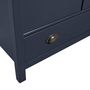 Voir la diapositive 4 : VIDAXL Garde-robe a 3 portes Hill Gris 127x50x170 cm Pin solide