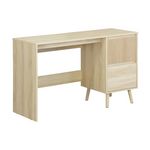 SWEEEK Bureau avec 2 tiroirs LINEAR L 120 x P 48 x H 75cm