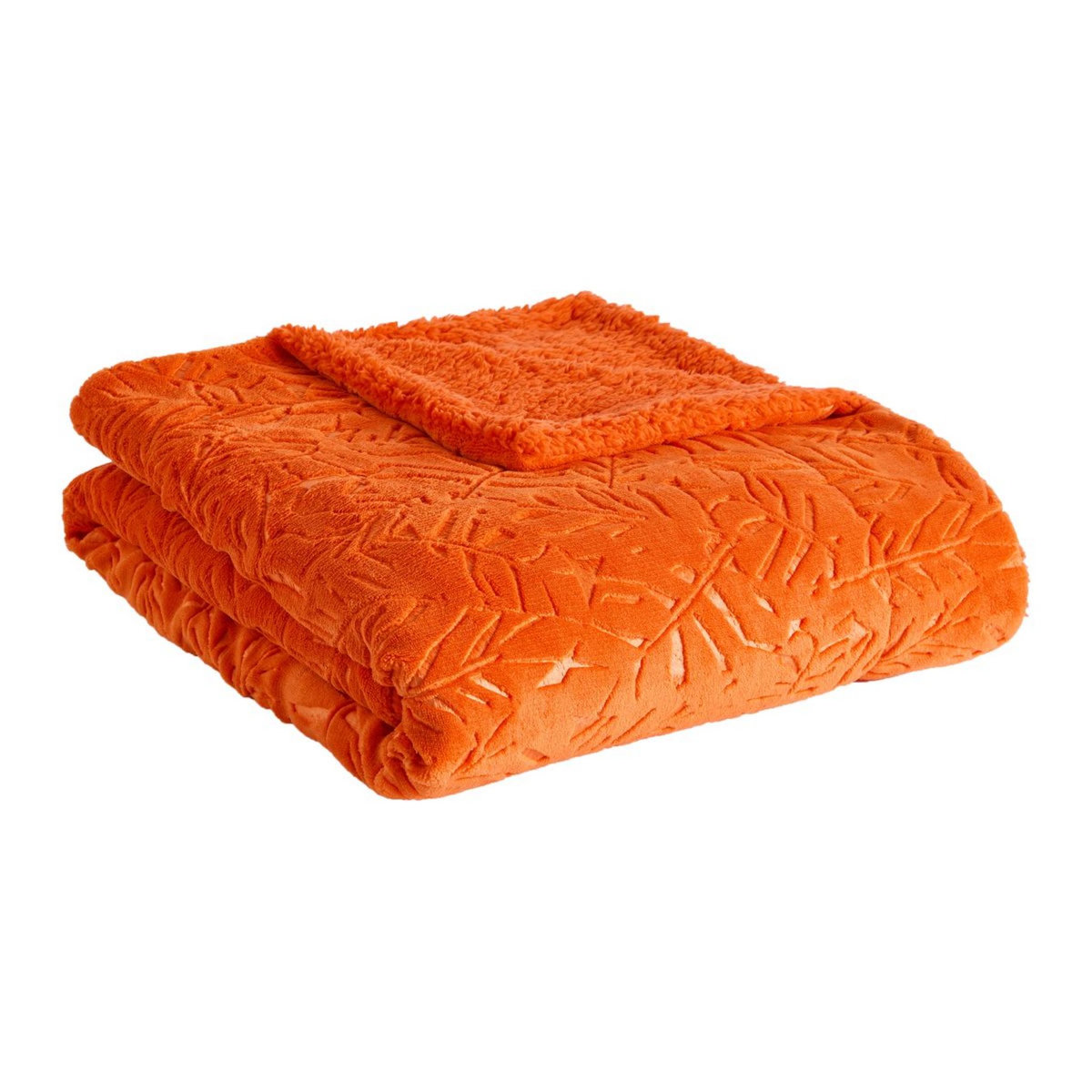 ACTUEL Plaid uni en flanelle 230 g/m² PARADISE