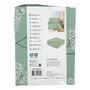 Voir la diapositive 5 : COTON PUR Pack complet housse de couette réversible pour lit 180 x 200 cm  King size  Landscape Menthe