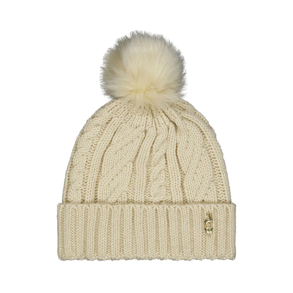 AULP Bonnet femme Pompon Gold