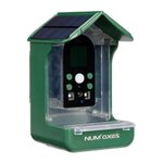 NUM'AXES Mangeoire / abreuvoir pour oiseaux avec caméra intégrée - NUM'AXES - CAM1074 - 120 ° - Vert