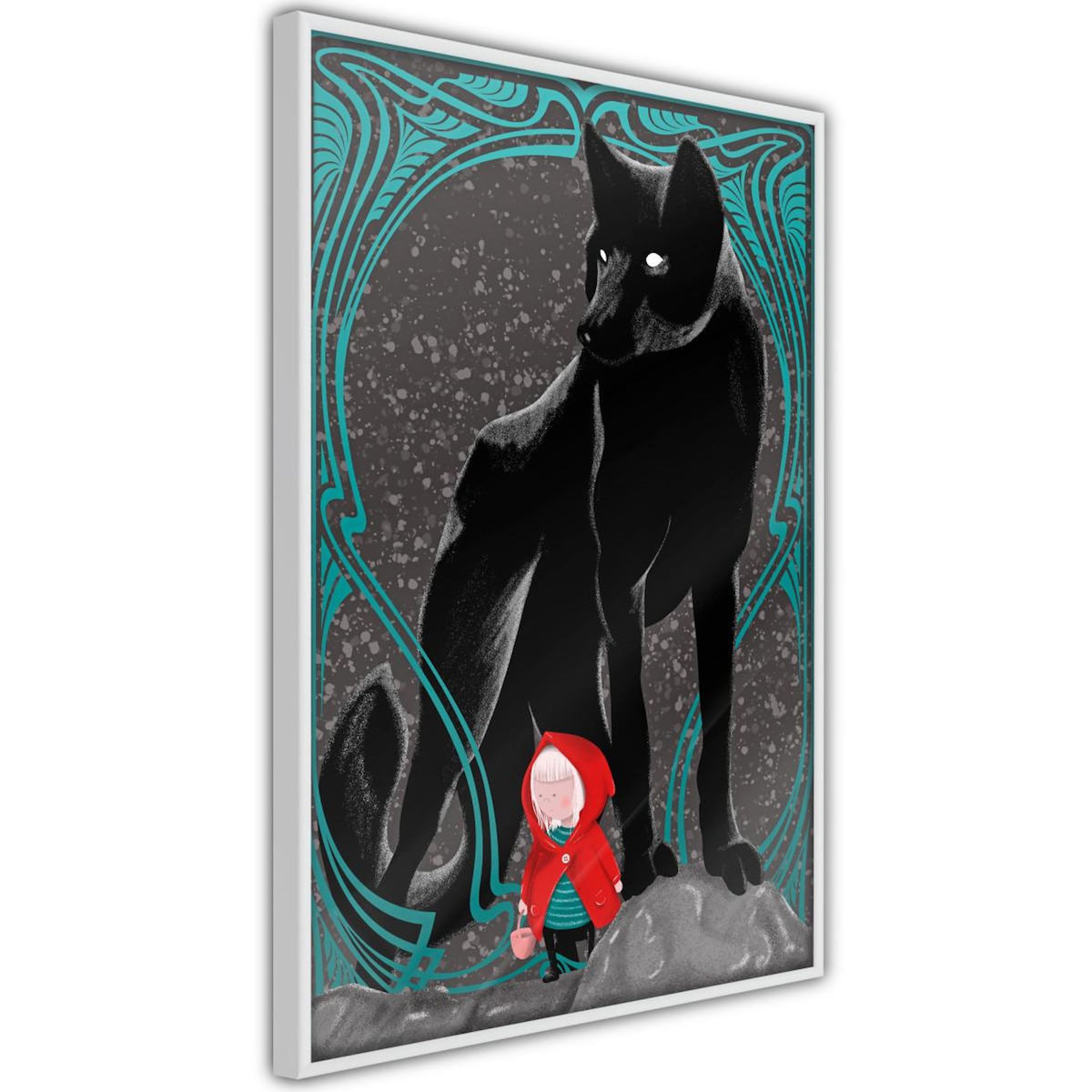 Paris Prix Affiche Murale Encadrée  Bad Wolf