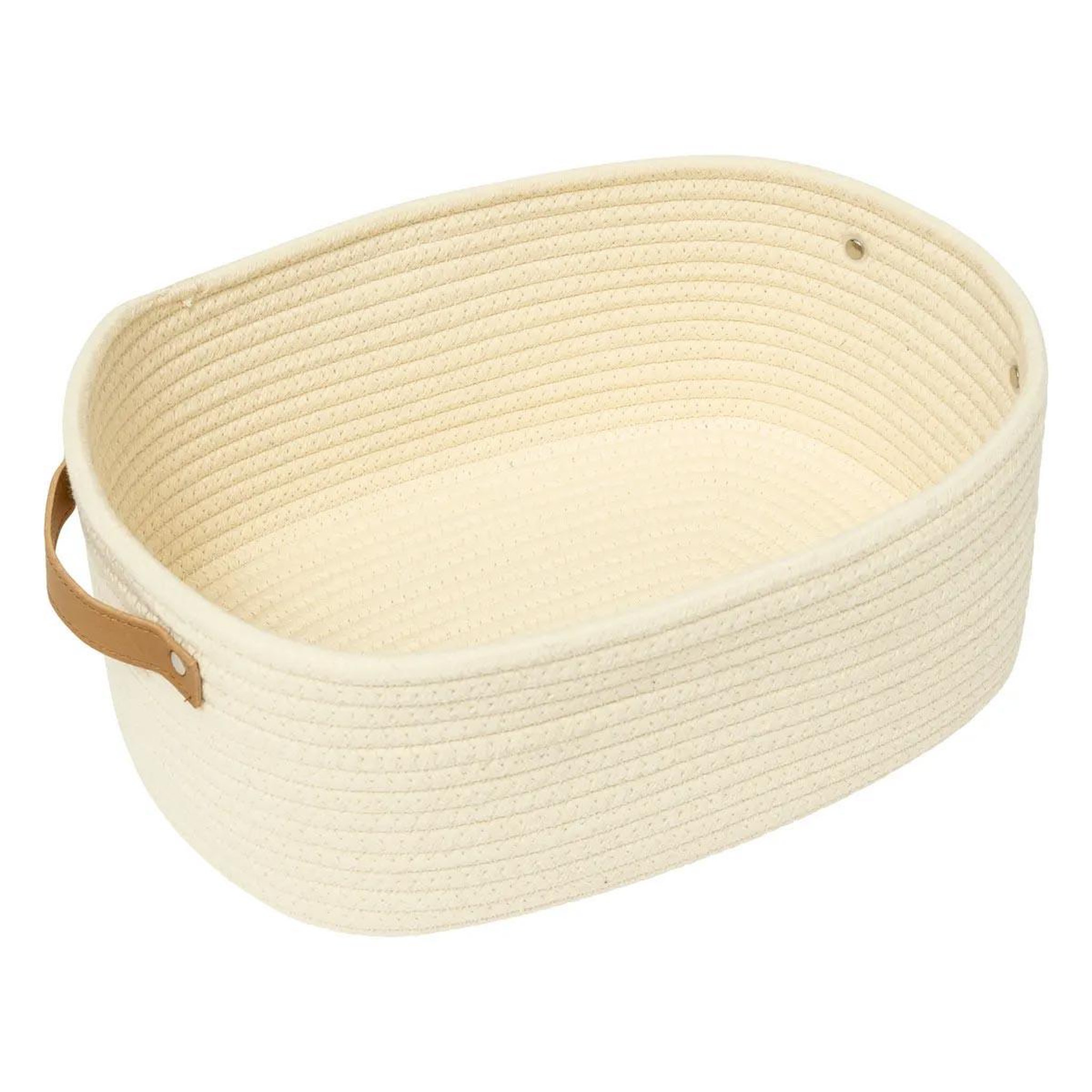 Voir la diapositive 4 : FIVE Lot de 3 paniers de rangement  duo  35cm ivoire