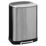 Voir la diapositive 1 : FIVE Poubelle de Cuisine en Inox  Ariane  50L Argent