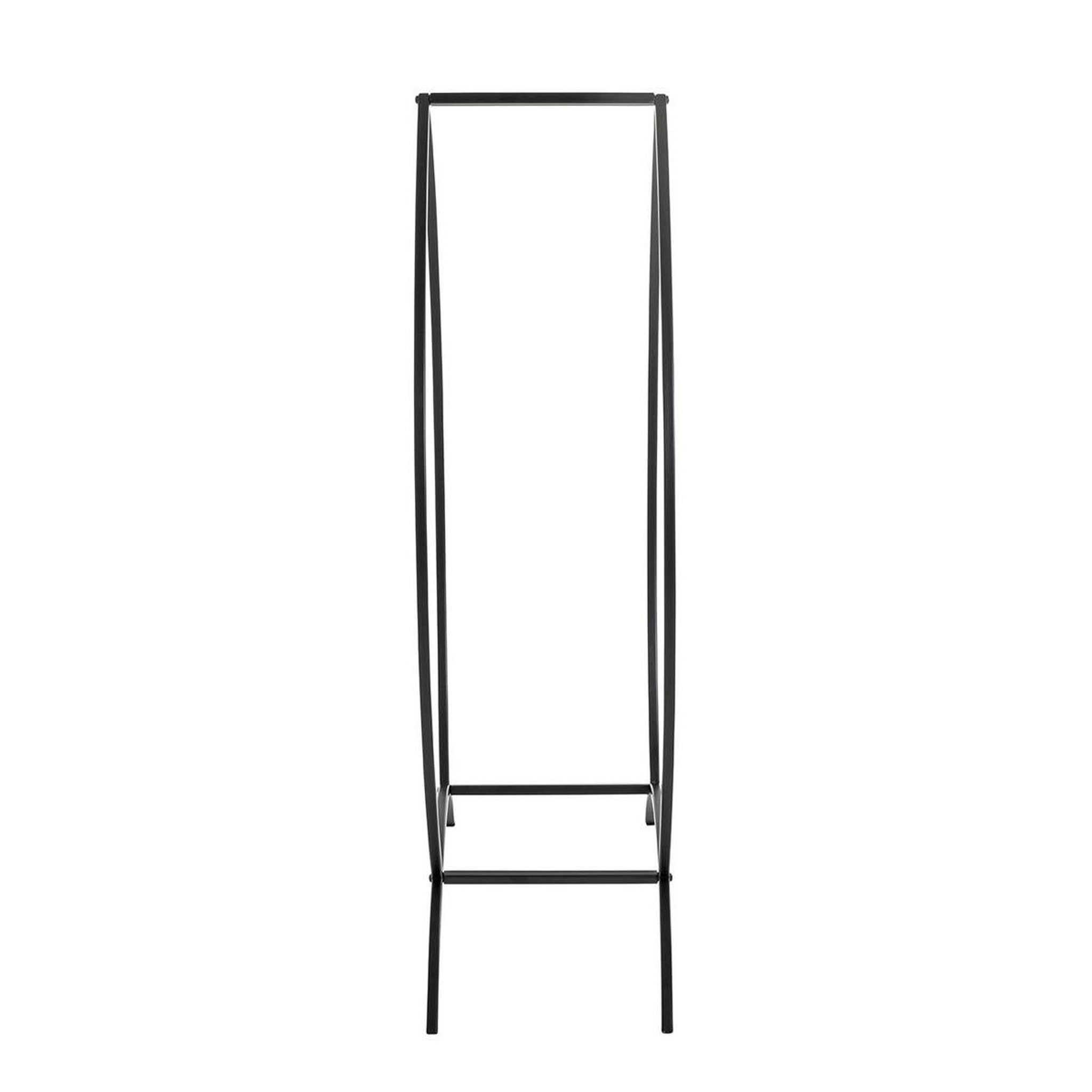 Voir la diapositive 3 : Paris Prix Range-bûches métal  flamme  80cm noir
