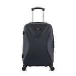 BLUESTAR BLUESTAR - Valise Cabine GARIBALDI 55 cm 4 Roues. Coloris disponibles : Beige, Rose, Noir, Gris