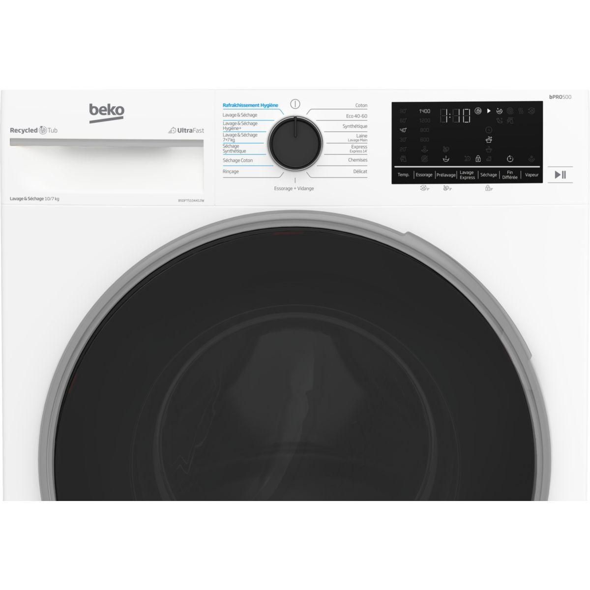 Beko Lave linge séchant hublot B5DFT5104412W