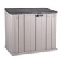Voir la diapositive 1 : Toomax Coffre de jardin extérieur 1270L Gris Taupe Polypropylène recyclé 145 x 82 x H124 cm 2 portes + Capot supérieur TOOMAX