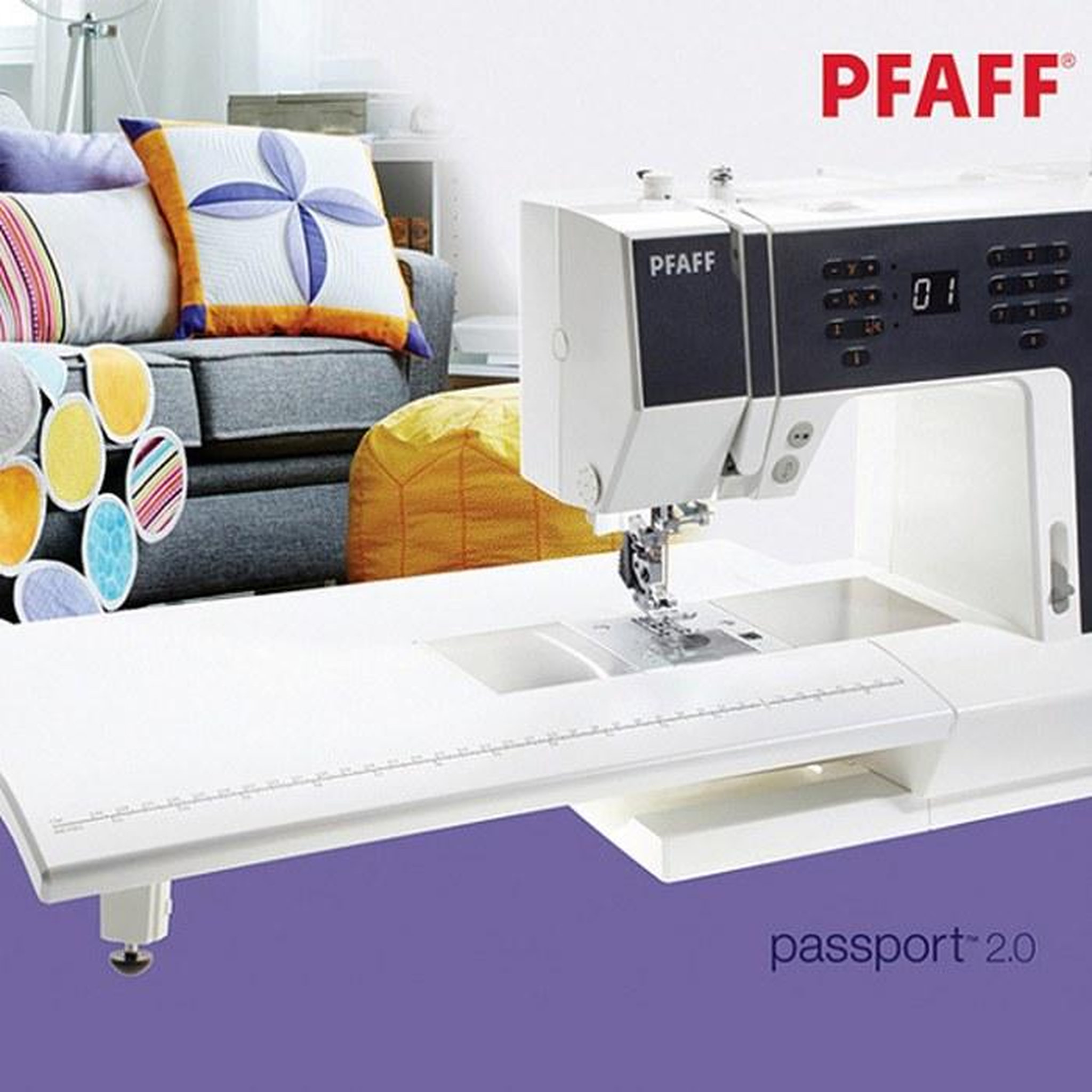 Voir la diapositive 5 : Pfaff Machine à coudre pfaff passport 2.0