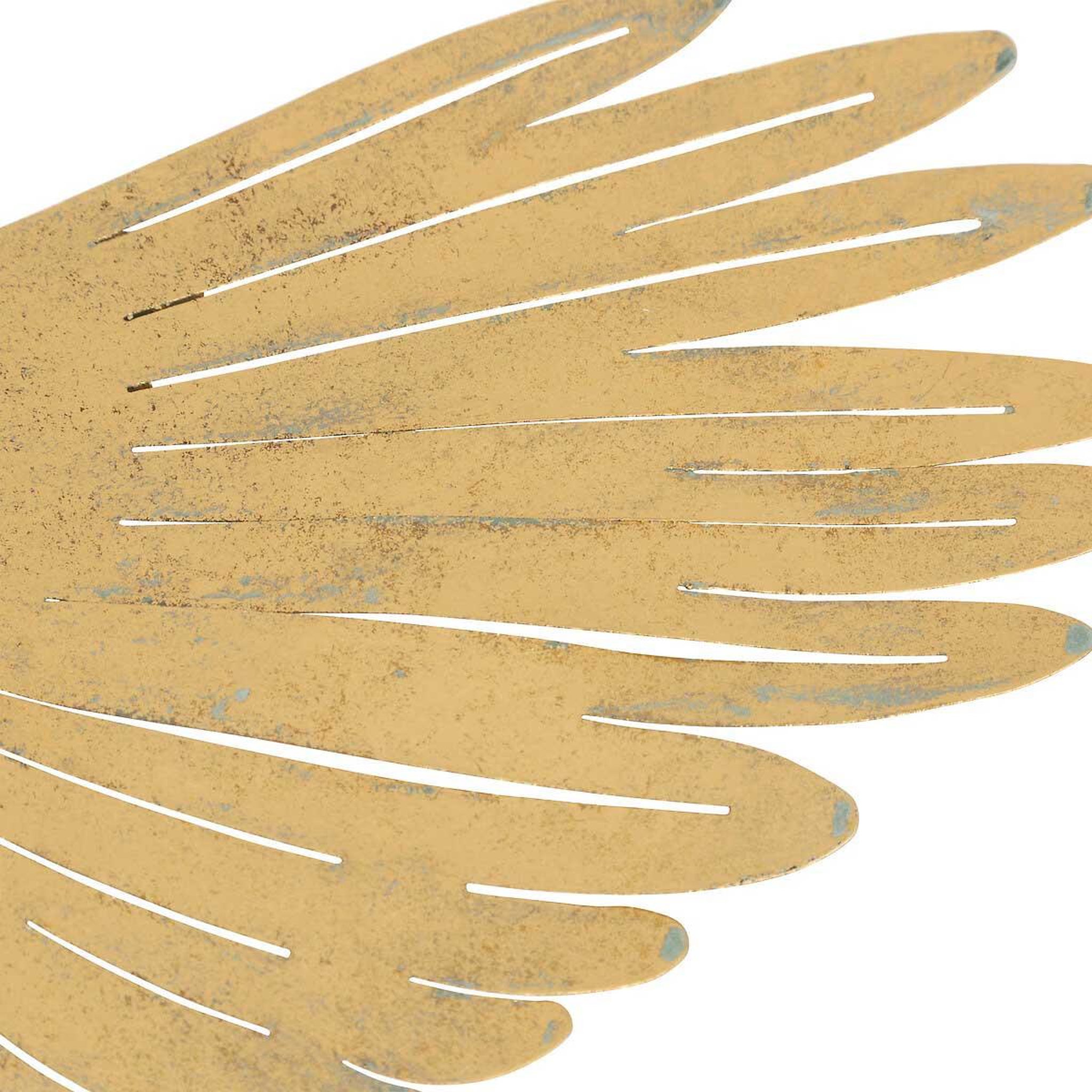 Voir la diapositive 3 : ATMOSPHERA Statue aigle en métal  kadi  85cm doré