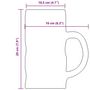 Voir la diapositive 6 : VIDAXL Chopes à bière avec poignée en verre 6 pcs 1000 ml