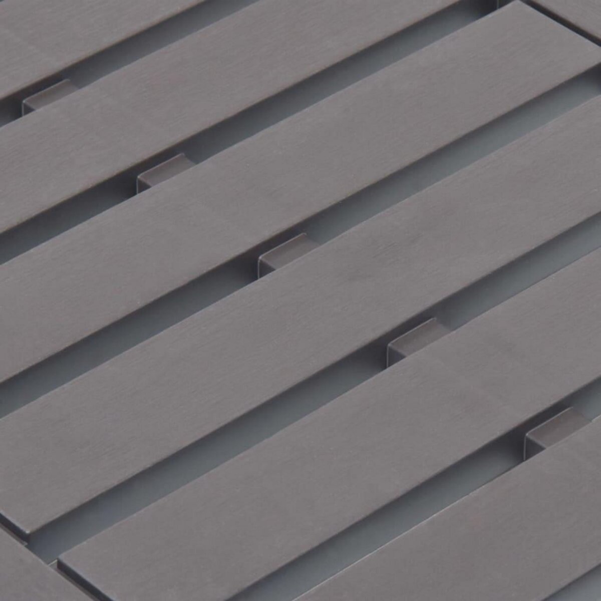 VIDAXL Table de jardin Moka 78x55x38 cm Plastique