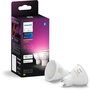 Voir la diapositive 1 : Philips Ampoule LED connectée Hue White & Colors GU10 x2