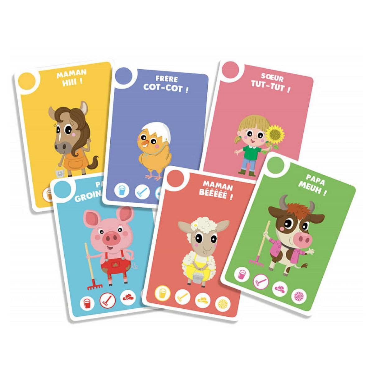 Editions Auzou Mon premier jeu de 6 familles - Jeu de cartes