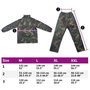 Voir la diapositive 6 : VIDAXL Combinaison de pluie avec capuche 2 pcs Hommes Camouflage XXL
