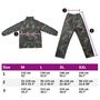 Voir la diapositive 6 : VIDAXL Combinaison de pluie avec capuche 2 pcs Hommes Camouflage XXL