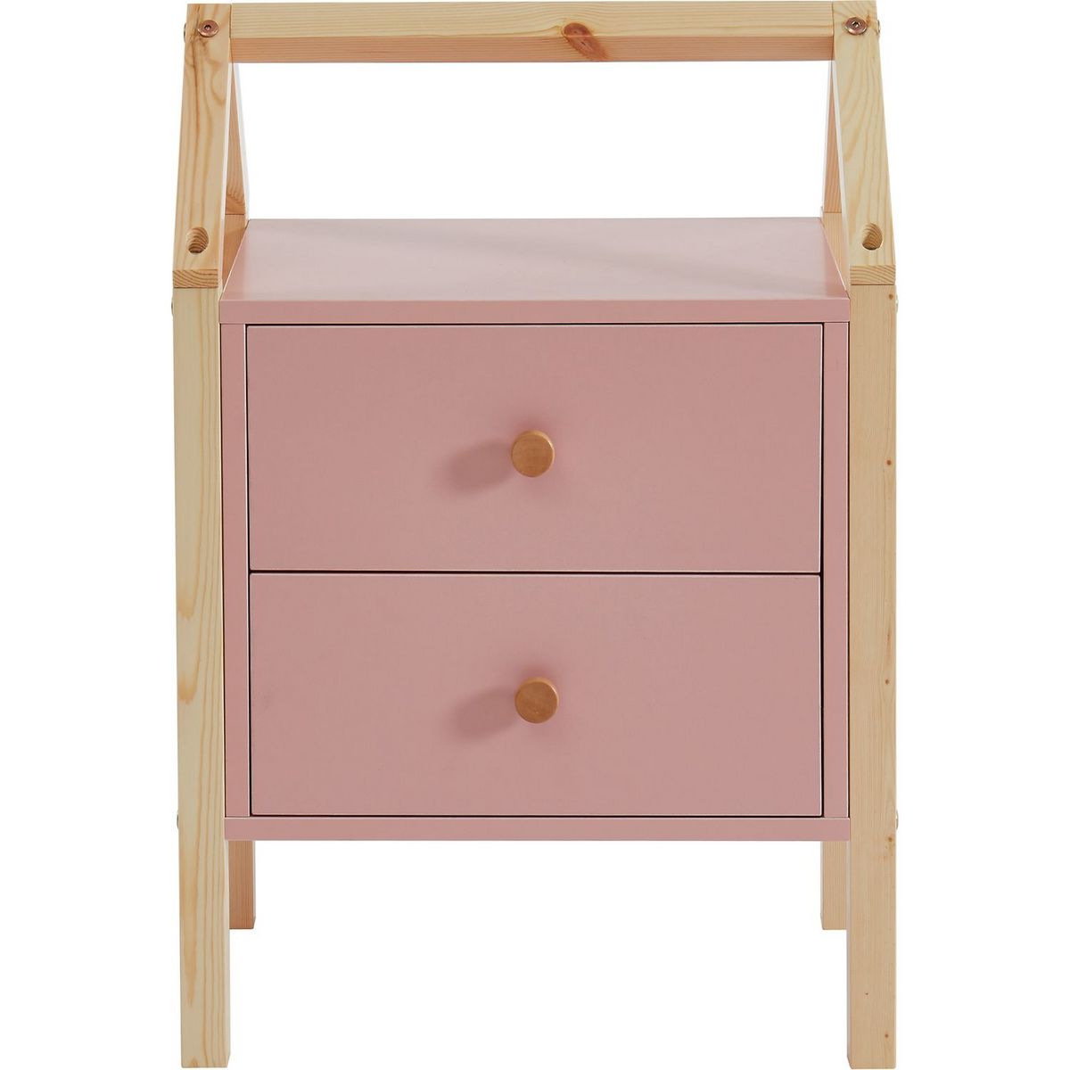 Table de chevet enfant  2 tiroirs L46cm CLEM