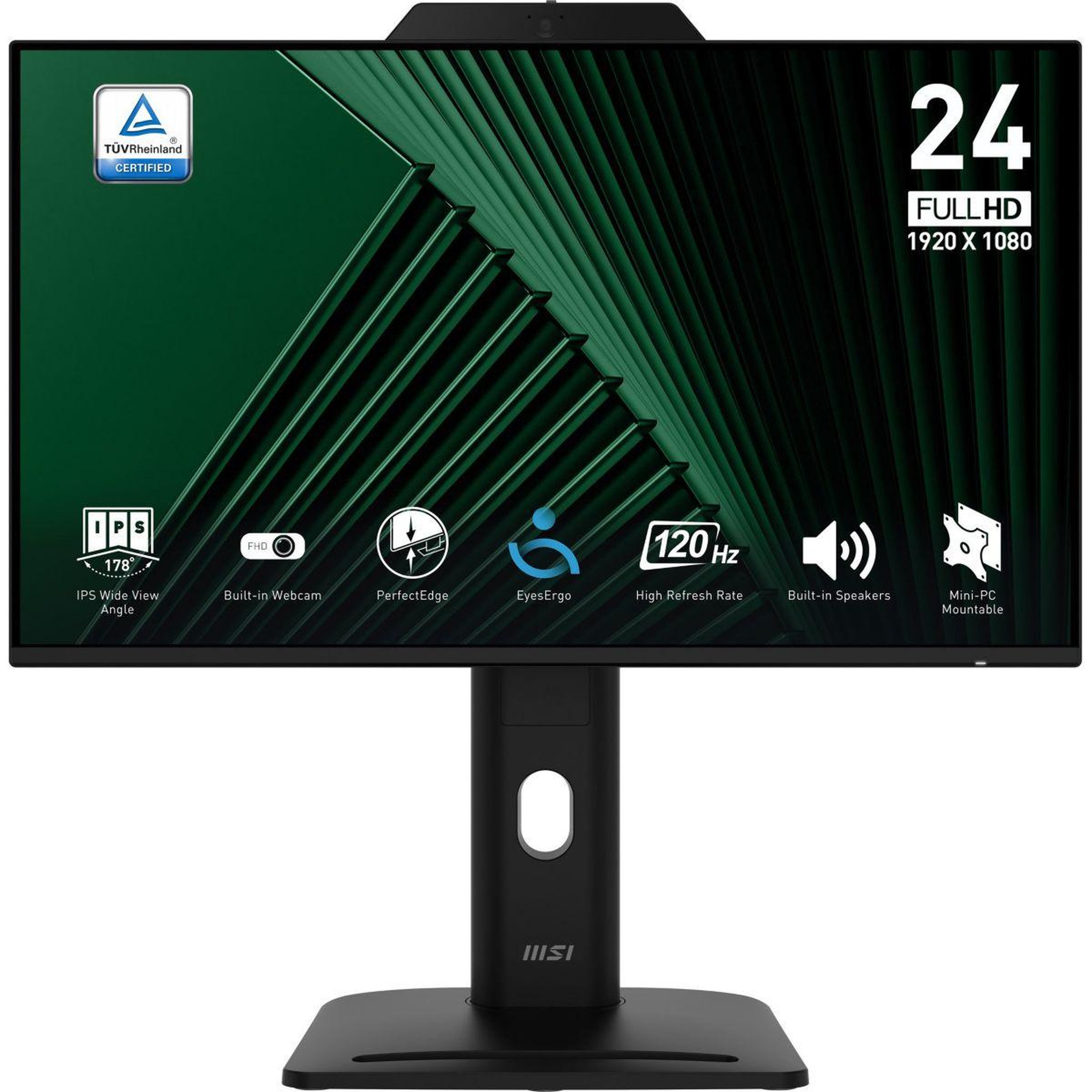 Voir la diapositive 2 : MSI Ecran pc pro mp242pmg 24  ips full hd 120 hz hdr
