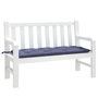 Voir la diapositive 3 : VIDAXL Coussin de banc de jardin bleu marine 120x50x7 cm tissu oxford