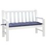 Voir la diapositive 3 : VIDAXL Coussin de banc de jardin bleu marine 120x50x7 cm tissu oxford