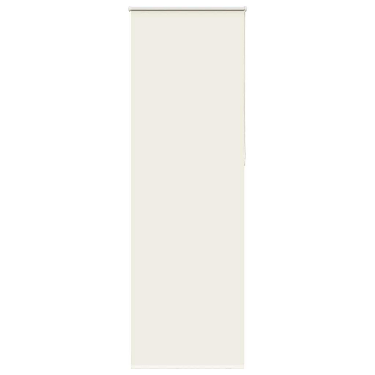 VIDAXL Store enrouleur occultant blanc casse 75x210cm largeur du tissu