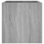 Voir la diapositive 5 : VIDAXL Jardiniere Sonoma gris 40x40x40 cm Bois d'ingenierie