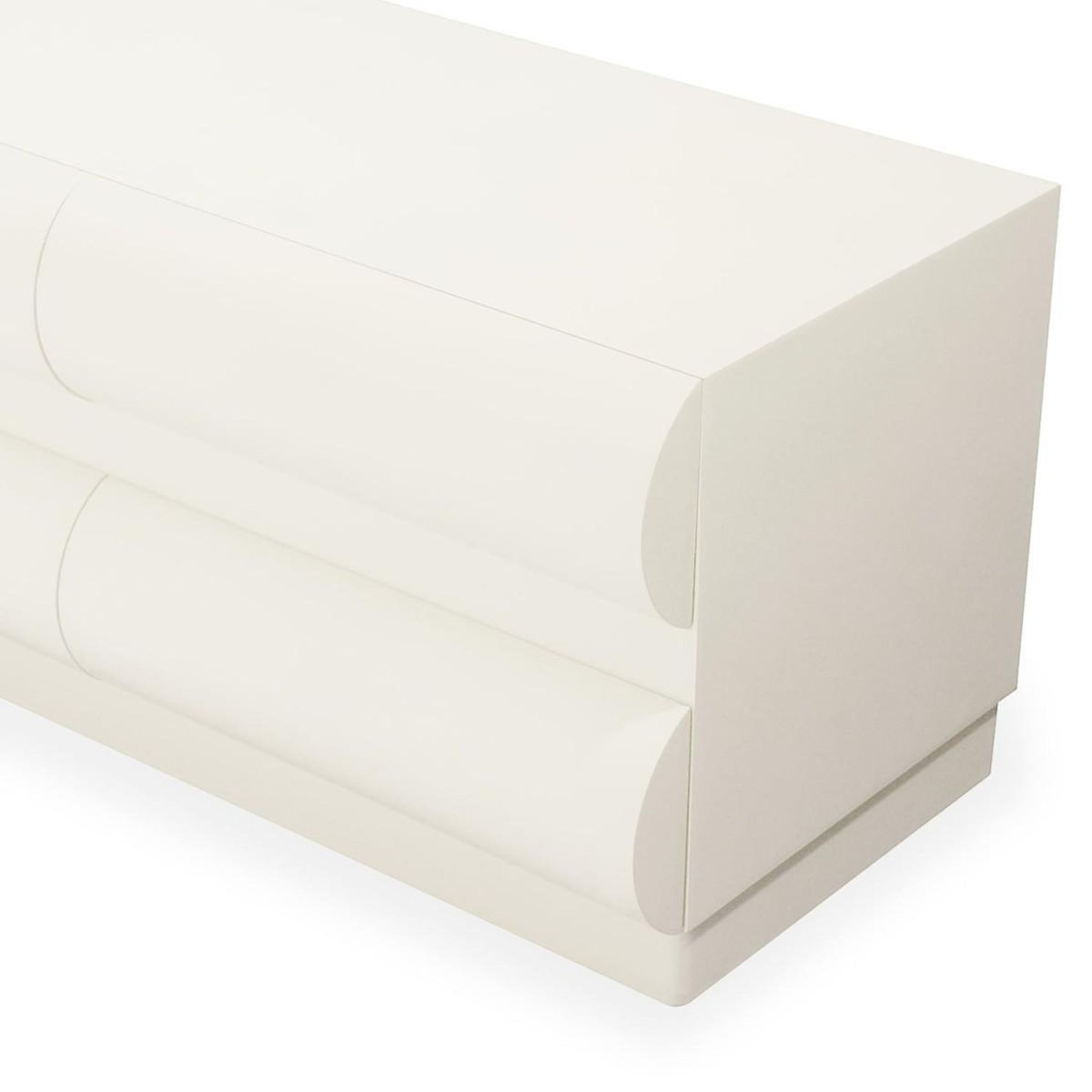 Paris Prix Meuble TV 8 Tiroirs  Sherazade  180cm Crème